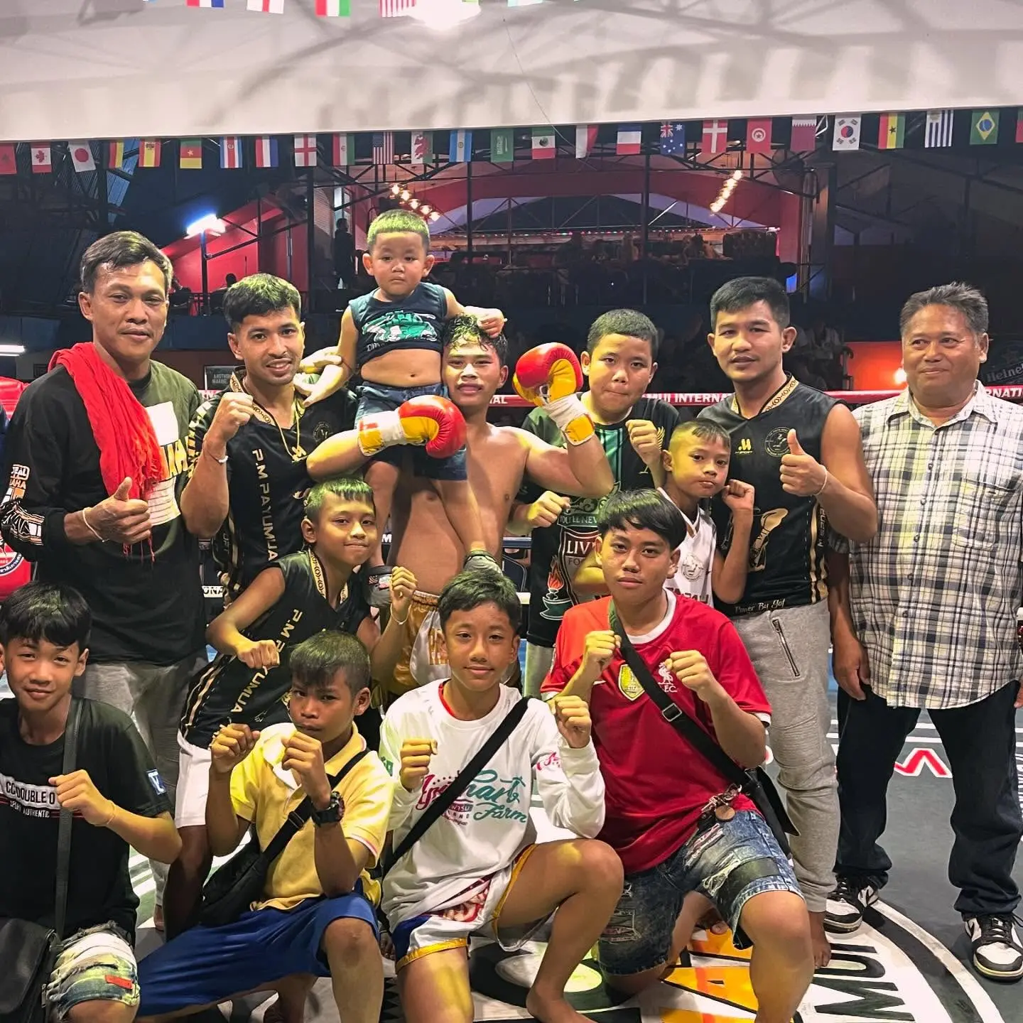 Fight camp training at PM Payu Muay Thai in Koh Samui