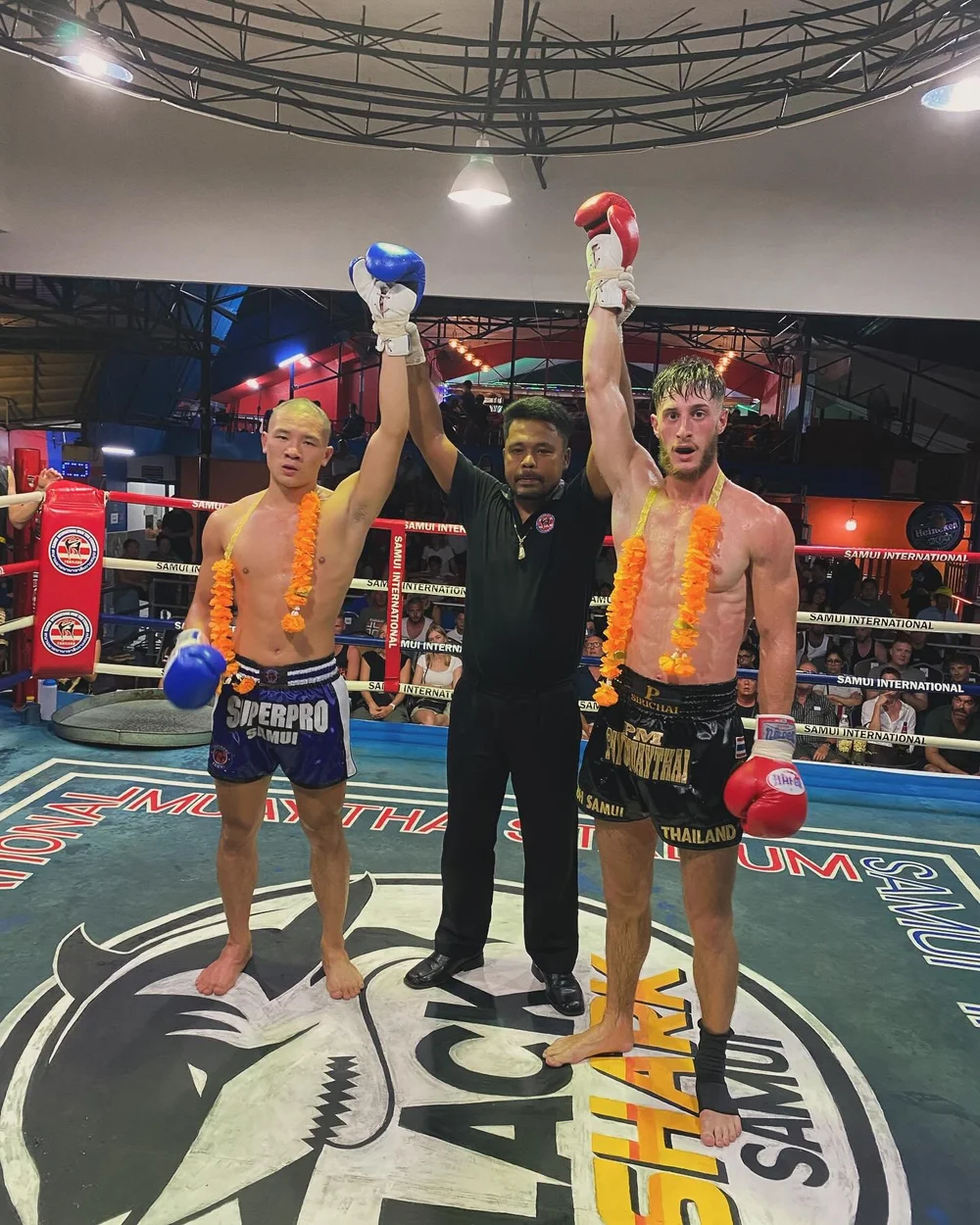 Fight camp training at PM Payu Muay Thai in Koh Samui