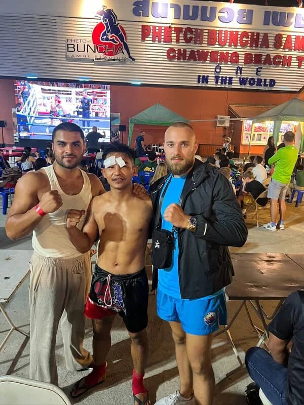 Fight camp training at PM Payu Muay Thai in Koh Samui