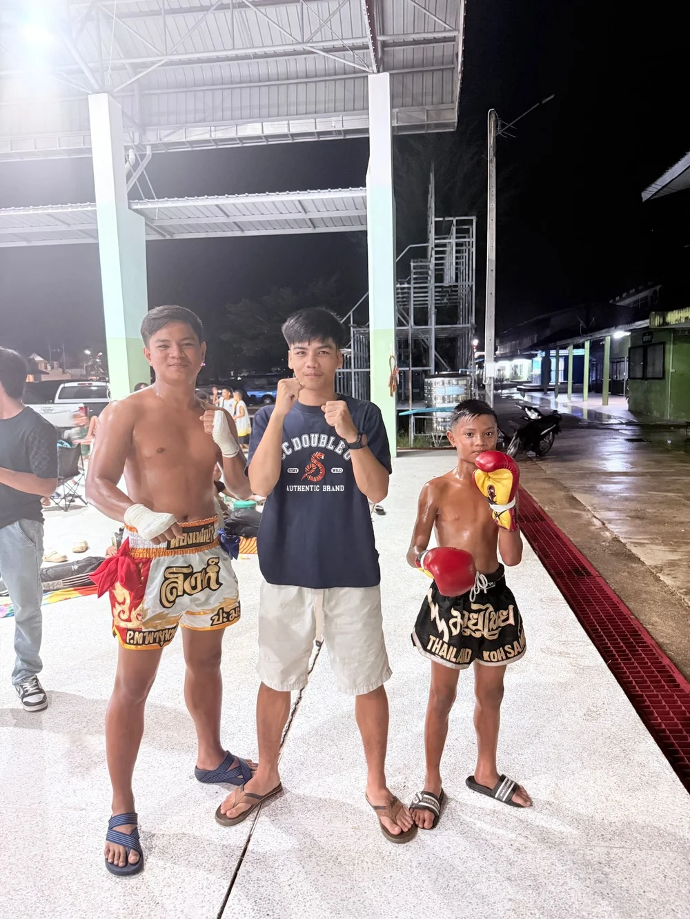 Fight camp training at PM Payu Muay Thai in Koh Samui