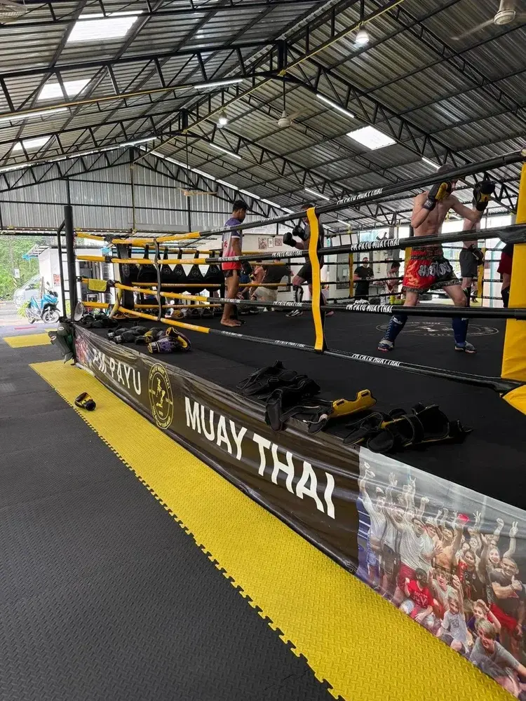 PM Payu Muay Thai gym exterior in Bo Phut, Koh Samui, Thailand